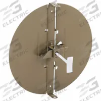 10"dia Steel Snap-On Control Damper: For 10 in Nominal Duct Dia, 9 7/8 in Overall Dia (MPN 4JRL9). Key specifications — Brand: APPROVED VENDOR; Blade Type: Butterfly.