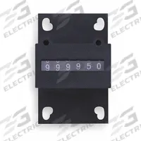 ENM Electromechanical Counter: Electromechanical Counters, Rear Panel Mounting, Analog, 24V@115V AC (MPN E6B64GN). Key specifications — Mounting Style: Base; Standards: UL; Output Rating - NEW: 24V@115V AC; Brand: ENM; Manufacturer Part Number: E6B64GN; Meter Type_Broad: Analog.