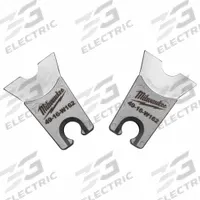 MILWAUKEE Upper and Lower Crimping Die: 4 AWG, W Style Dies, For Use With 2678-20, 2 Sizes (MPN 49-16-W162). Key specifications — attr511073: W Style Dies; attr511072: Electrical Wire and Cable Crimping; attr473934: MILWAUKEE; attr511065: M18™ FORCE LOGIC™; attr542116: 4 AWG; attr511067: 2678-20.