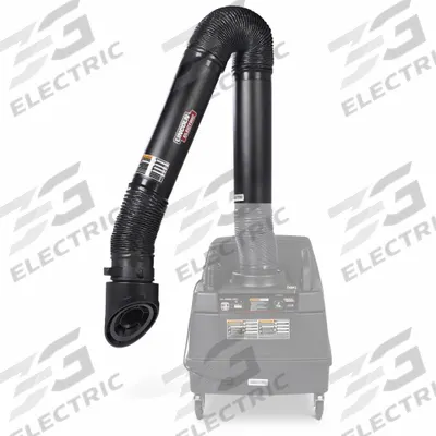 LINCOLN ELECTRIC: 10 ft Extraction Arm Lg (Max), 8 in Dia - Lincoln Mobile Welding Fume Extractor Arms