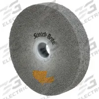 SCOTCH-BRITE Convolute Wheel: 6 in Dia x 3/4 in W, 1 in Arbor, Silicon Carbide, Fine, Hard (9), Hard (MPN 7010300989). Key specifications — Series: EP-WL; Brand: SCOTCH-BRITE.