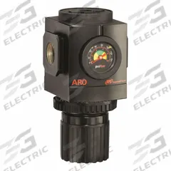 ARO Regulator: Aluminum, 3/4 in NPT, 300 scfm, 250 psi, 140 psi Max Op Pressure, Knob, 3000 Series (MPN R37451-600). Key specifications — attr111664: Yes; attr111400: 3000; attr111627: ARO.
