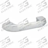ASI GLOBAL Door Pull: Zinc, Bright, 1 in Overall Ht, 4 in Overall Wd (MPN 40-8561709). Key specifications — Hardware Pieces Included: Fasteners; Compatible Partition Material: Solid Plastic Polymer; Finish: Bright; Component Type: Door Pull; Brand: ASI GLOBAL PARTITIONS.
