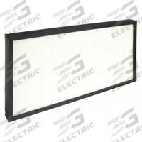 GRAINGER Minipleat Air Filter: 12 in x 24 in x 2 in, Synthetic, Plastic, No Header, MERV 15 (MPN 911TE4). Key specifications — Brand: GRAINGER; Frame or Header Material: Plastic; Media Material: Synthetic.