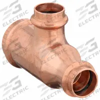 VIEGA PROPRESS Crimp Tee Fitting: Tee, 2 in CTS x 1 1/4 in CTS x 1 1/4 in CTS size, Copper (MPN 15518). Key specifications — Brand: VIEGA PROPRESS; Broad - Material for Bullet: Copper Or Bronze; Brand - Broad: VIEGA.
