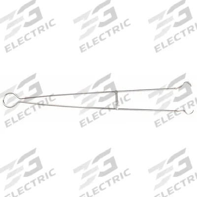 APPROVED VENDOR Crucible Tongs: 22 in Overall Lg, Stainless Steel, Uncoated, 1 5/8 in Tip Lg - Tongs for Crucibles