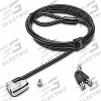 KENSINGTON Laptop Lock: Steel, Black, 6 ft Cable Lg, 11/16 in Cable Dia, Key Locking (MPN K64435WW). Key specifications — attr1314026: Plastic; attr1314011: Black; attr1314019: Computer Cable Locks; attr1314020: Key; attr1322352: ISO/IEC 27001 Annex A Controls; attr1314030: KENSINGTON; attr1314016: Steel.