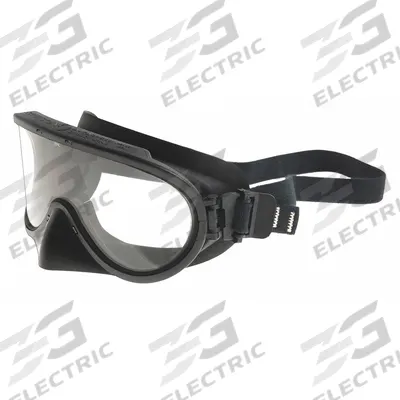 PAULSON Safety Goggles: Clear, Indirect Venting, Elastic - Standard Firefighting Safety Goggles
