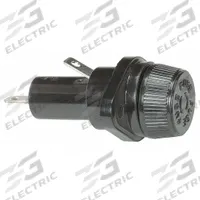 BUSSMANN Panel Mount Fuse Holder: For Fuse Size 3/8 in x 1 5/16 in, 1 Pole, 15 A Max, 600 V AC (MPN HPS-EE). Key specifications — Fuse Holder Termination Type: 1/4 in Quick Connect; Fuse Holder Cap Style: Screw Knob; Brand: BUSSMANN.