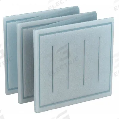 GRAINGER Link Air Filter: 24 in x 18 in x 1 in, 18 in Section Wd, 5 Sections, 3 Ply - MERV 8 Link Air Filters
