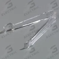 CARLISLE Pom Tongs: 6 1/8 in Overall Lg, Clear, NSF Certified, Plastic, Dishwasher Safe (MPN 420607). Key specifications — Dishwasher Safe: Yes; Brand: CARLISLE; NSF Certified: Yes; Blade Material: Plastic.