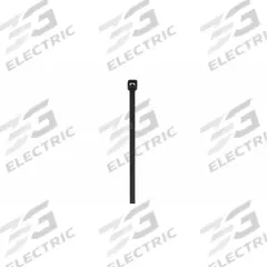 GRAINGER Cable Tie: 12 in Nominal Lg, 3 1/4 in Nominal Max. Bundle Dia., 0.19 in Wd, Black, 100 PK (MPN 911ZD9). Key specifications — Outdoor Use: Yes; Color: Black.