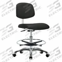 Cleanroom Task Chair: Vinyl, Armless, Ht Range 21 1/2 in to 29 in, 18 1/2 in Seat Wd, 17 in Seat Dp (MPN BR-CLR-VMBCH-CR-CF-CC-8540). Key specifications — Foot Support: Yes; Base Material: Aluminum; Brand: APPROVED VENDOR; Product Type: Cleanroom Task Chair; Cleanroom Class: ISO 4; ESD-Safe: Not ESD Safe.