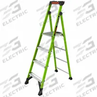 LITTLE GIANT Platform Stepladder: 6 ft Ladder Size, Fiberglass, 300 lb Load Capacity, 20 lb Wt (MPN 15396-001). Key specifications — Brand: LITTLE GIANT; Included Features: Comfort Top Step.
