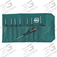WIHA Precision Screwdriver Set: 1-10 Pieces, 8 Pieces, Torx Tip, T10/T3/T4/T5/T6/T7/T8/T9 Tip Size (MPN 26799). Key specifications — attr1205274: WIHA; attr1205269: T10.
