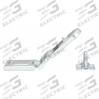 APPROVED VENDOR Hasp: Steel, 1 9/16 in Ht, 8 in Lg, 1 13/16 in Wd (MPN 39DZ85). Key specifications — Brand: APPROVED VENDOR; Material: Steel.