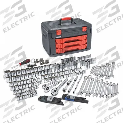 GEARWRENCH Ratchet Set: 239 Total Pcs - Tool Sets with Tool Box
