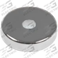 MAG-MATE Rare Earth Magnet: Neodymium, 1/4 in Outside Dia, 0.06 in Thick, Ring Magnet, 35 (MPN NE250060060NP35). Key specifications — Color: Silver; Max Pull Force: 0.4 lbf.