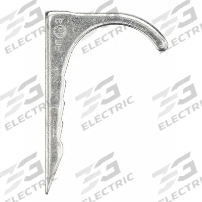 APPROVED VENDOR Nail Strap: Steel, Zinc Plated - Nail Straps