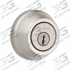 KWIKSET Double Cylinder Deadbolt: Cylindrical, 1 3/4 in Door Thick - Max, Nickel (MPN 785-15-6AL-STRKP-K3). Key specifications — ADA Compliant: No; Brand: KWIKSET; Cylinder Core Type: Conventional Core Cylinder; Finish: Satin Nickel-Plated; Keyway Type: Kwikset KW1; Includes Core: Core Included.