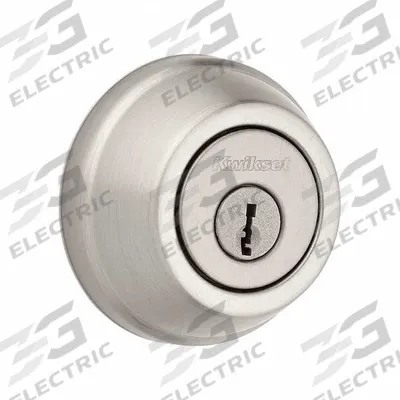 KWIKSET Double Cylinder Deadbolt: Cylindrical, 1 3/4 in Door Thick - Max - Standard Cylindrical Deadbolts
