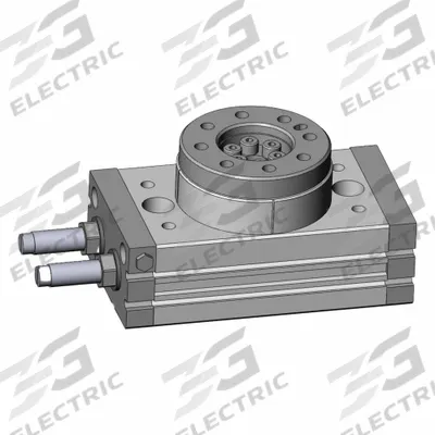 SMC Rotary Table: 190° Rotation Angle, 3.14 N-m Output Torque, 21 mm Bore Dia - Rotary Table Actuators