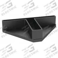 TENNSCO Foot Plate: 3 7/16 in x 2 in x 3/4 in, Black, Nylon, Unfinished (MPN ZTPNF). Key specifications — Color: Black; Finish: Unfinished; Material: Nylon; Brand: TENNSCO.
