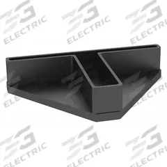 TENNSCO Foot Plate: 3 7/16 in x 2 in x 3/4 in, Black, Nylon, Unfinished (MPN ZTPNF). Key specifications — Color: Black; Finish: Unfinished; Material: Nylon; Brand: TENNSCO.