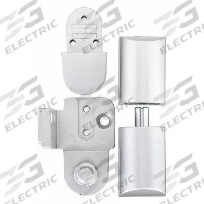 KABA ILCO Pivot Hinge: Aluminum, 2 3/4 in Leaf Ht - Half Surface-Mount Pivot Hinges
