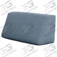 DUOBED Sofa Back Pillow: Blue, Polypropylene, 29 in Overall Ht, 17 in Overall Wd, 9 in Overall Dp (MPN ISBP-DM). Key specifications — For Use With: Duobed Modular Sofas; Upholstery Material: Polypropylene.