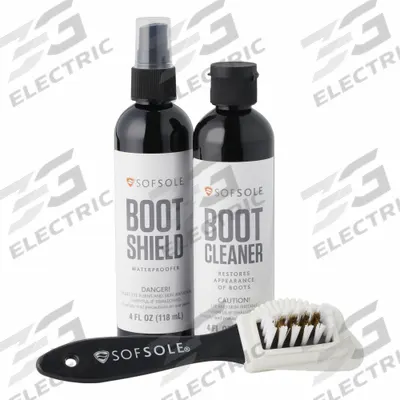 SOFSOLE Boot Care Kit: 82447, Clear, Water Prooger, 8 oz Size, Leather, Box, Liquid - Boot Care Kits