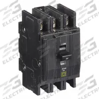 SQUARE D Miniature Circuit Breaker: 30 A, 120/240V AC, Three Phase, 22kA at 240V AC, 3 Poles (MPN QOU330VH). Key specifications — Phase: Three; Amps: 30 A; AC Voltage Rating: 120/240V AC; Max. AIR Rating: 22kA at 240V AC; For Use With: Air Conditioning and Refrigeration Equipment; Brand: SQUARE D.