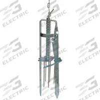 APPROVED VENDOR Mole Trap Plunger: Silver, Metal (MPN 32J091)