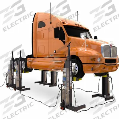 BENDPAK Vehicle Lift: 108,000 lb Load Capacity, 71 1/2 in Max Lift Ht, 1 in Min Lift Ht - Mobile Column Lifts