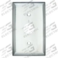 HUBBELL Wall Plate: Barrel Key, 1 Gang, Silver, Std Size (MPN SS12RKLM). Key specifications — Brand: HUBBELL; Material: Stainless Steel.
