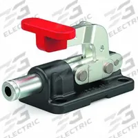 DE-STA-CO Straight Line Clamp: Flange Base Mounting, Std Horizontal Handle, 0.71 in Arm Lg, 1/4-20 (MPN 6015). Key specifications — attr668705: 1/4-20; attr668707: 205203; attr668201: DE-STA-CO.