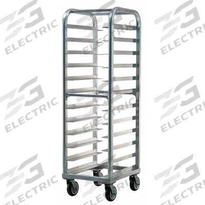 NEW AGE INDUSTRIAL Pan Rack: 12 Slots, 5 in Betw Shelves, 1,000 lb Capac, 21 1/2 in Wd - Wide-Angle Pan Racks