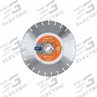 HUSQVARNA Diamond Saw Blade: Asphalt, 16 in Blade Dia., 1 in Arbor Size, Wet, For Flat Saw, Best (MPN 542751077). Key specifications — attr1097734: Wet; attr1097738: Flat Saw; attr1097751: HUSQVARNA.