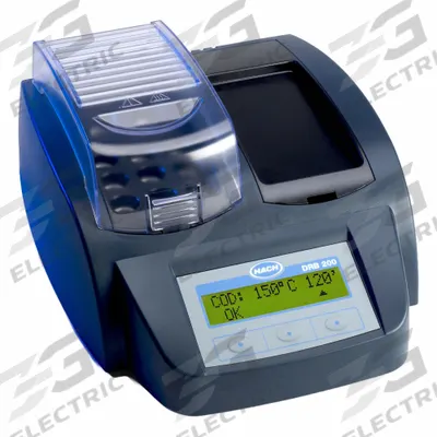 HACH Water Testing Equipment & Meters: (2) 20 mm Vials/(9) 16 mm Vials Cuvettes, 115V AC - Digital Reactors