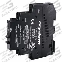 CRYDOM Solid State Relay: DIN-Rail Mounted, 48 to 600V AC Output, Heat Sink Integral, SCR (MPN DR48B12). Key specifications — Brand: CRYDOM.