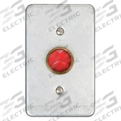 APPLETON ELECTRIC Weatherproof Cover: Steel, FD/FS, Pilot Lamps, 1 Gangs, 4 9/16 in Overall Ht, Red (MPN FSK-1J). Key specifications — Brand: APPLETON ELECTRIC; Color: Red; Compatible with Product Type: Pilot Lamps; Compatible with Series: FD; Mounting Orientation: Horizontal or Vertical.