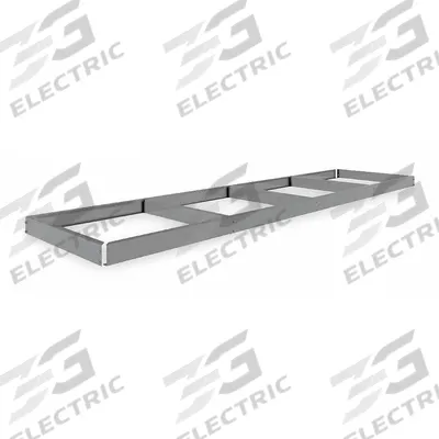 TENNSCO Shelf: 96 in x 24 in, 1,600 lb Load Capacity, Gray - Open Deck Shelf Kits for Boltless Shelving
