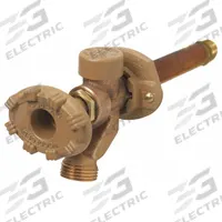 WOODFORD MFG. Sillcock: Handwheel, Brass, Powder Coated, Aluminum, 1/2 in Inlet Connection Size, NPT (MPN 19CP-10). Key specifications — Brand: WOODFORD MFG.; Design: Standard; Body Material: Brass; Handle Material: Aluminum; Color/Finish: Powder Coated; Handle Type: Handwheel; Inlet Connection Type: NPT; Product Type: Sillcock.