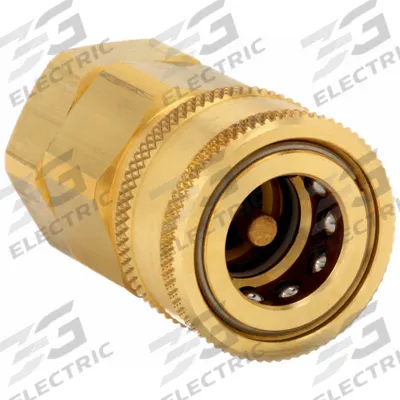 SNAP-TITE Hydraulic Quick Connect Hose Coupling: 1 in, Brass, 14.38 lpm Max. Flow Rate - H Series Hydraulic Quick-Connect Coupling Bodies