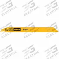 DEWALT Reciprocating Saw Blade: 14 Teeth per Inch, 12 in Blade Lg, 1 in Blade Thick, Bi-Metal, 5 PK (MPN DWAR12114). Key specifications — attr1109198: 14; attr1109200: Rigid for Straight Cuts; attr1109201: Straight; attr1109209: DEWALT.