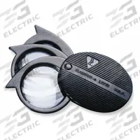 BAUSCH & LOMB Folding Pocket Magnifier: 5X to 20X, 0.5 in/2 in Focal Distance, 20D to 80D Diopter (MPN 81-23-67). Key specifications — attr1183285: 2 in; attr1183286: 20.30mm; attr1183287: 20D to 80D; attr1183296: BAUSCH & LOMB; attr1183291: Folding Pocket Magnifier.