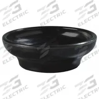 CARLISLE Salsa Dish: 5 oz Capacity, Melamine, NSF Certified, Black (MPN 0875GR03). Key specifications — Microwaveable: No; Oven Safe: No; Brand: CARLISLE; Material: Melamine; Color: Black; NSF Certified: Yes; Dishwasher Safe: No.