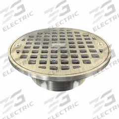 JAY R. SMITH MFG. CO Strainer: A, Round, 6 in Overall Dia, 2 in Overall Ht, Nickel Bronze, Bronze (MPN A06NBU). Key specifications — Finish: Nickel Bronze; Brand: JAY R. SMITH MFG. CO; Color Family: Bronze.