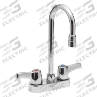DELTA Gooseneck Bathroom Faucet: Delta Commercial, Cast Brass, Chrome Finish, 1.5 gpm Flow Rate, IPS (MPN 27C4843). Key specifications — Brand: DELTA; Series: Delta Commercial.
