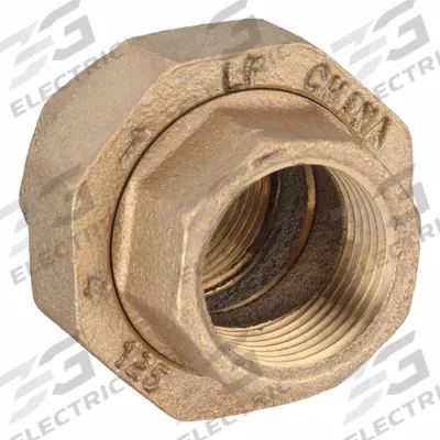 APPROVED VENDOR Metal Pipe Straight: Union, 1 in x 1 in - Threaded Low-Pressure Pipe Fittings for Potable Water